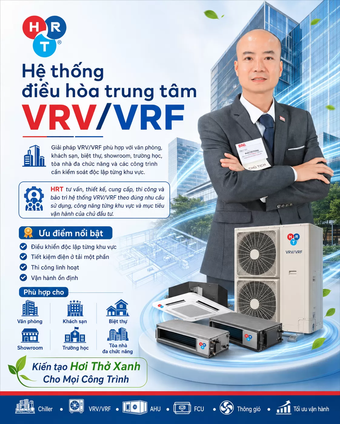 Điều hòa trung tâm biến tần